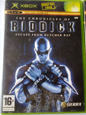 vand jocuri xbox 1 ,ca nou,actiune, THE CHRONICLES OF RIDDICK ESCAPE FROM BUTCHER BAY foto