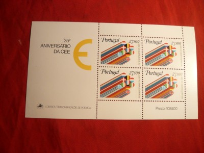 Colita 25 Ani Uniunea Europeana 1982 , Portugalia foto