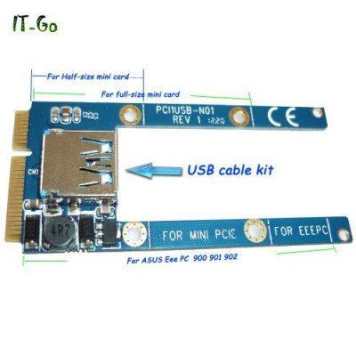 Adaptor mini PCIe la USB foto