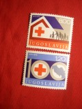 Serie 100 Ani Crucea Rosie Yugoslavia 1975 , 2 val.