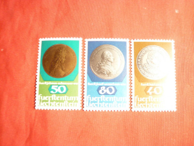 Serie II - Monede , Medalii -1978 Liechtenstein , 3 val. foto