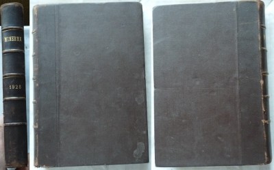 Minerva , Revista de sinteza culturala , Iasi , anul 1928 , legatura in piele foto