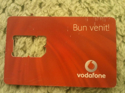 Cartela telefonica sim Vodafone Bun venit!, fara sim, 1 ron foto