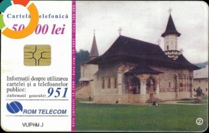 Cartela telefonica Romtelecom, Icoane 2, tiraj 200.000 exemplare, 1 ron foto