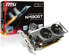 Vand placa video MSI Nvidia GT 430 cu 1 GB ram, 128 biti foto