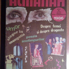 almanah editat de revista viata romanesca 1986