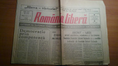 ziarul romania libera 29 decembrie 1989 (revolutia ) foto