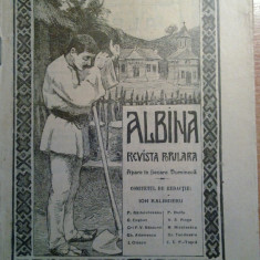 revista albina+supliment 28 martie 1910-george cosbuc in comitetul de redactie