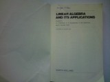 LINEAR ALGEBRA AND ITS APPLICATIONS (ALGEBRA LINEARA)