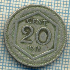 384 MONEDA VECHE - ITALIA - 20 CENTESIMI - anul 1918 -starea care se vede