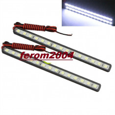 Lumini de zi, daytime running lights,DRL, daylights, proiectoare led 15 smd 5050 foto