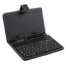 HUSA TABLETA 7&amp;quot; CU TASTATURA USB REGLABILA PIELE ECOLOGICA CALITATE PREMIUM CASE + KEYBOARD - GARANTIE - NOUA foto