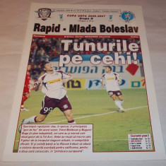 program Rapid Bucuresti - Mlada Boleslav (2006)