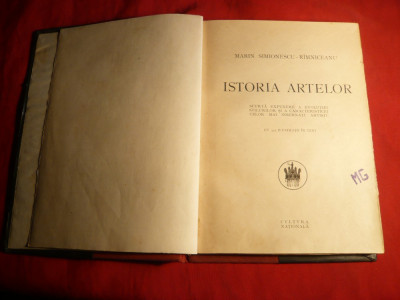 M.Simionescu Ramniceanu - Istoria Artelor - Prima Ed. 1924 foto