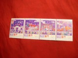 Serie-Straif - Templul A-MA 1997 Macau ,4 val., Asia, Arta