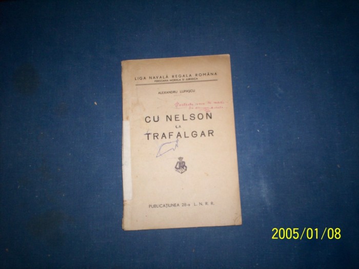 CU NELSON LA TRAFALGAR ALEXANDRU LUPASCU CU AUTOGRAF!!!!!