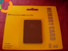 memory card 8mb modat pt ps2 /modare/ ps2 cu memory card playstation2 foto