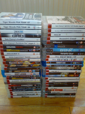 Vand colectie jocuri ps3 pentru Playstation 3 + filme blu-ray foto