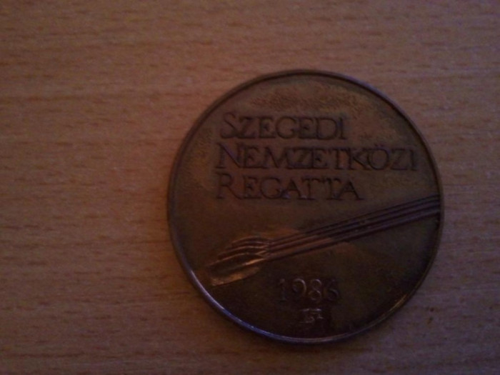 Medalie Szegedi Nemzetkozi Regatta 1986 37,45 grame