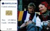 Cartela telefonica Romtelecom, Costume Populare Romanesti 5, tiraj 750.000 exemplare, 1 ron