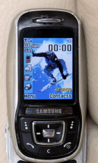 Samsung E350 - telefon cu slide, camera foto - decodat, cu incarcator original foto