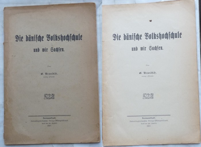 Invatamantul din Banat , Sibiu , Hermannstadt , 1917