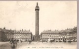 CPI (B2507) PARIS. LA PLACE VENDOME ET LA COLONNE, CIRCULATA 28.9. 1909, Printata