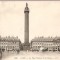 CPI (B2507) PARIS. LA PLACE VENDOME ET LA COLONNE, CIRCULATA 28.9. 1909