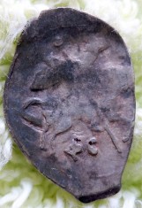 * Copeica Rusia Novgorod - argint- Ivan cel Groaznic - 1535 - Rurik