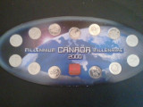 RoyalCanadianMintMilleniumCanadaMillenaireCardboardHolder 13 Coins 25 cents 2000