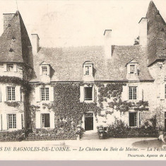 CPI (B2498) FRANTA, LE CHATEAU DU BOIS DE MAINE. FATADA PRINCIPALA, EDITURA THOUROUDE, CIRCULATA 1910, STAMPILE, TIMBRU