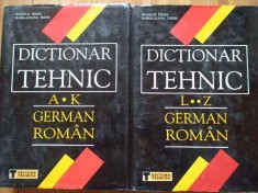 Dictionar Tehnic German-roman Vol.1-2 A-z - Wilhelm Theiss Maria-liliana Theiss foto