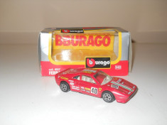 Ferrari GTO Rally, metalic, scara 1:43, marca Burago foto