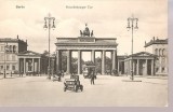 CPI (B2497) GERMANIA, BERLIN, BRANDENBURGER TOR ( POARTA BRANDENBURG ), EDITURA VERLAG GUSTAV MANDEL, SCRISA SI NECIRCULATA, DATATA 191O,