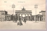 CPI (B2497) GERMANIA, BERLIN, BRANDENBURGER TOR ( POARTA BRANDENBURG ), EDITURA VERLAG GUSTAV MANDEL, SCRISA SI NECIRCULATA, DATATA 191O,, Europa, Printata