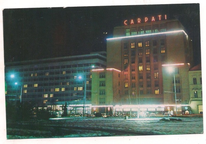 carte postala(ilustrata) -BRasov -Hotel Carpati