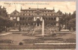 CPI (B2495) GERMANIA, FRANKFURT a. M. PALMENGARTEN BLUMENPARTERRE mit GESELLSCHAFTSHAUS, EDITURA GERHARD BLUMLEIN, CIRCULATA 1912, STAMPILE, TIMBRE, Europa, Printata