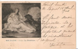 CPI (B2479) FRANTA, MUSEE DU LOUVRE - NATTIER. LA MADELEINE, CIRCULATA 16. APRILIE. 1900, STAMPILE