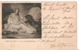 CPI (B2479) FRANTA, MUSEE DU LOUVRE - NATTIER. LA MADELEINE, CIRCULATA 16. APRILIE. 1900, STAMPILE, Europa, Printata