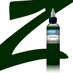 Intenze Dark Green 30 ml tus pentru tatuat foto