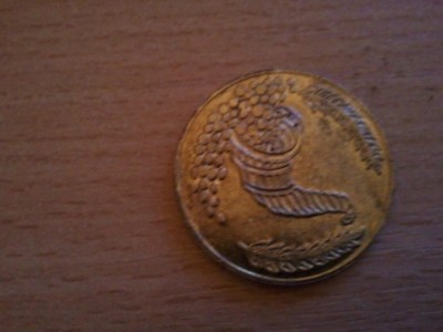 Jeton Cornul abundentei, dimensiune mare, 10 roni foto