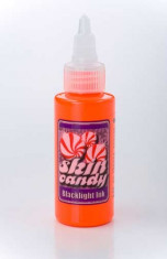 Tus de tatuat Skin Candy Portocaliu UV (Blacklight) foto