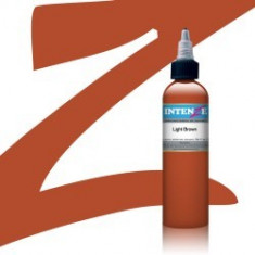 Intenze Light Brown 30 ml tus pentru tatuat foto