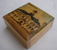 Cutie din lemn inscriptionata Hedemora foto