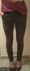 Pantaloni cargo skinny MARKS and SPENCER Limited Collection masura S( uk 10) noi foto