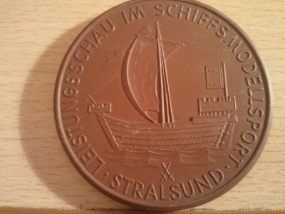 Medalie Leistungsschau im schiffsmodellsport Stralsund 39,49 grame foto