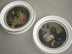 Set tablouri - litografie pe suport lemn foto