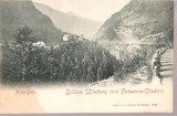 CPI (B2513) AUSTRIA, ARLBERGBAHN, SCHLOSS WIESBERG mit FRISANNA - VIADUCT, EDITURA WURTHLE a SOHN, SALZBURG, CIRCULATA 20.IUL. 1910, STAMPILAE, TIMBRU, Europa, Printata