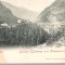 CPI (B2513) AUSTRIA, ARLBERGBAHN, SCHLOSS WIESBERG mit FRISANNA - VIADUCT, EDITURA WURTHLE a SOHN, SALZBURG, CIRCULATA 20.IUL. 1910, STAMPILAE, TIMBRU
