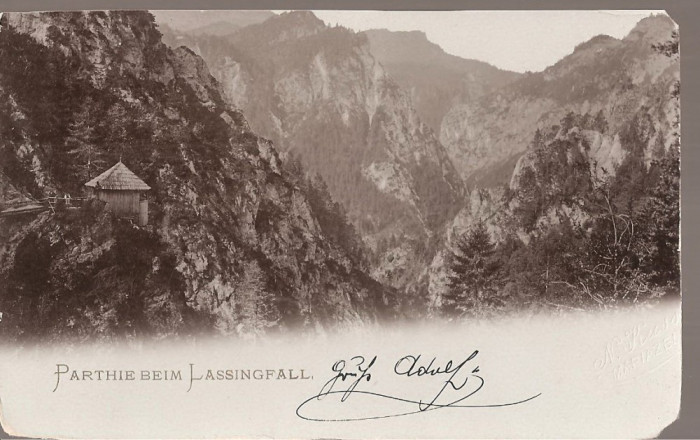 CPI (B2531) AUSTRIA, PARTHIE BEIM LASSINGFALL, CIRCULATA, STAMPILE, TIMBRU